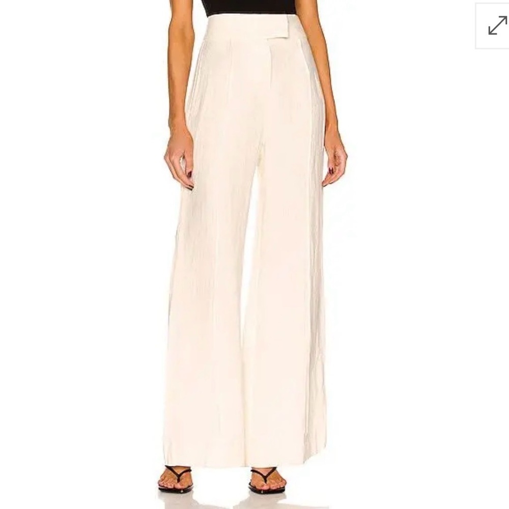 St. Agni Lola Linen Trouser - Wide Leg Pant